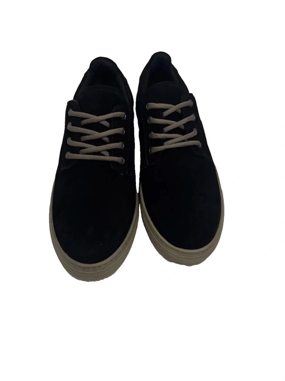 HUF men size 9.5 HUFNAGEL PRO Skateboarding Shoes Black Suede Sneaker never worn